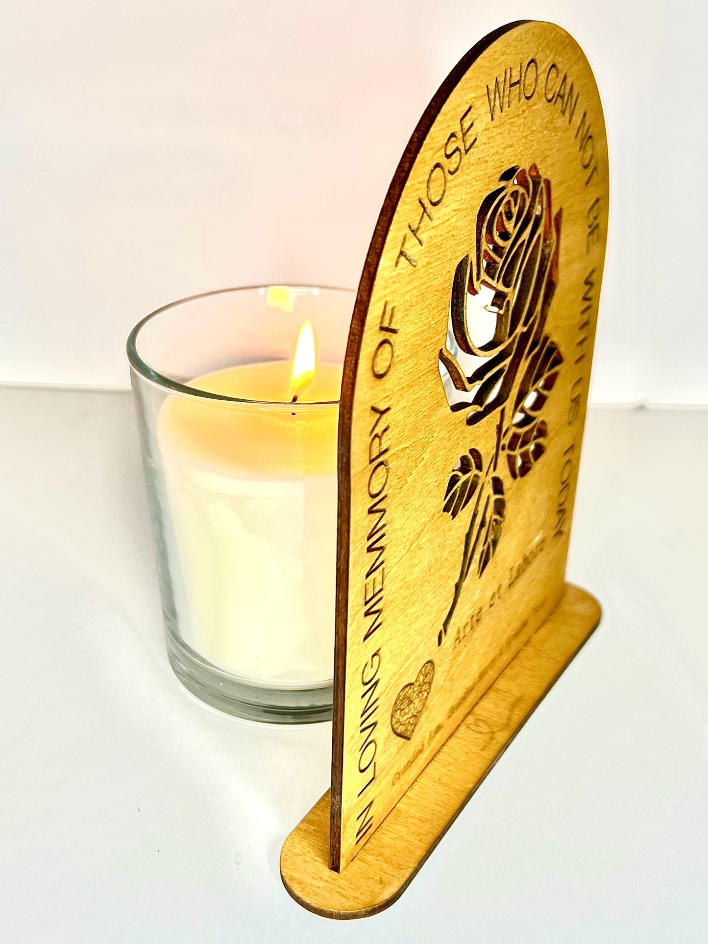 Wedding Memorial Sign, With Your Personalised Text, Wedding Memory Table, Christmas Table Decoration, Loving Memory.