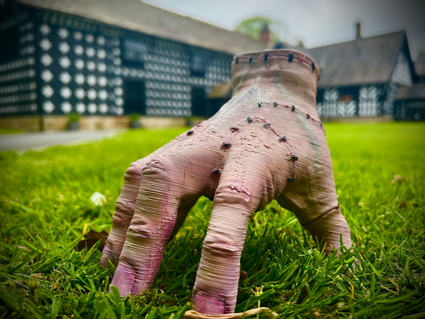 Hand Painted, Spooky Costume Prop.