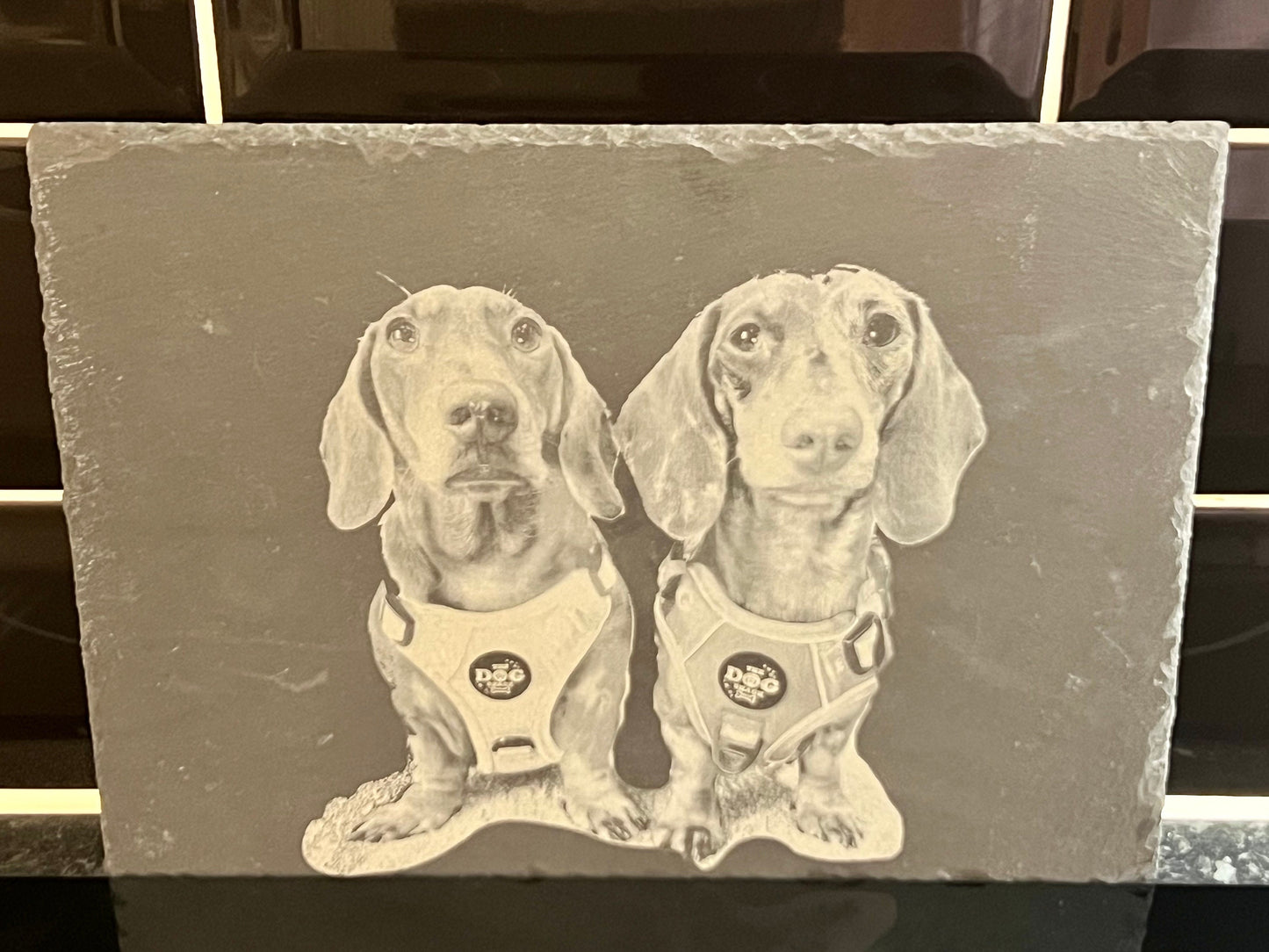 Personalized Slate Engraving - Custom Image on 300mm x 200mm Slate - Wedding Gift, Special Memory, Love Keepsake