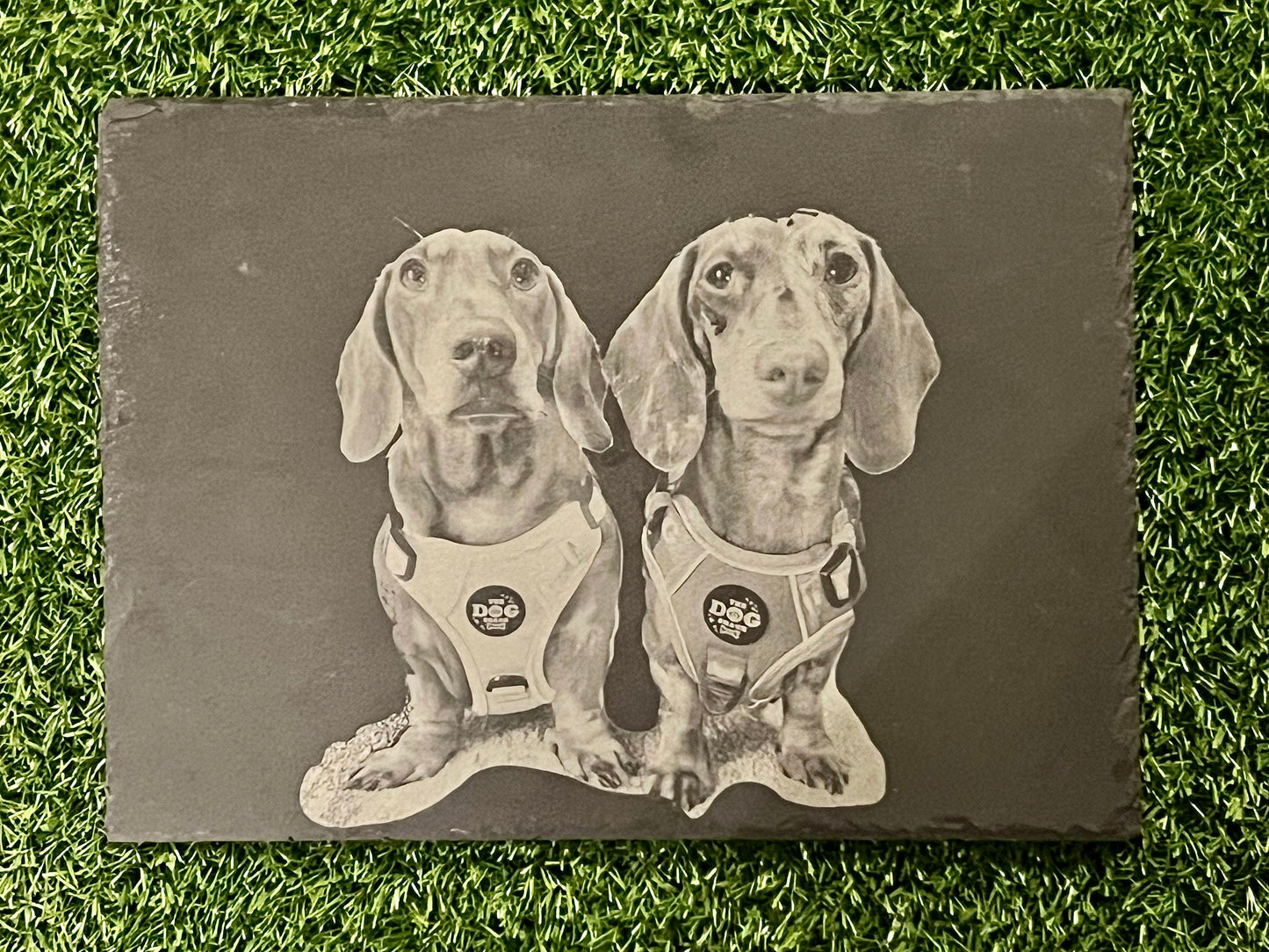 Personalized Slate Engraving - Custom Image on 300mm x 200mm Slate - Wedding Gift, Special Memory, Love Keepsake