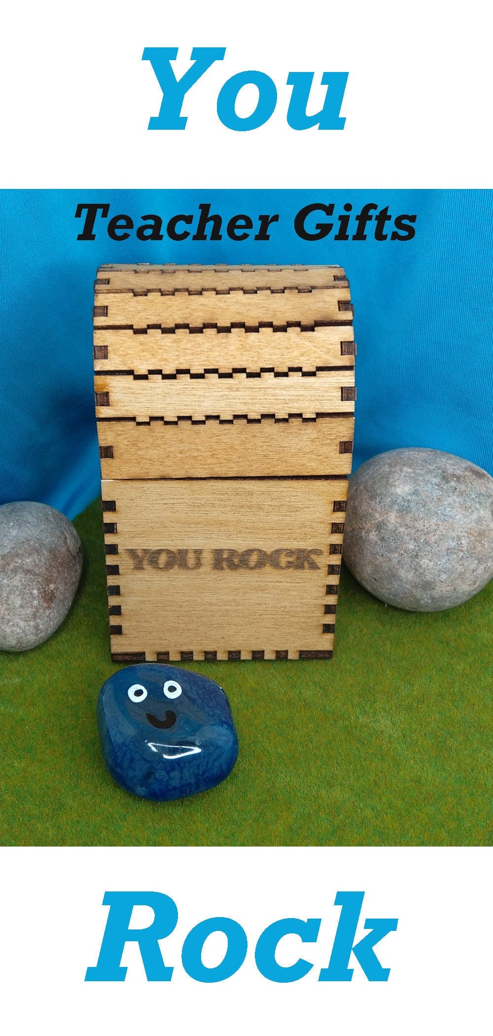 Adorable Pet Rock in Mini Pirate Chest