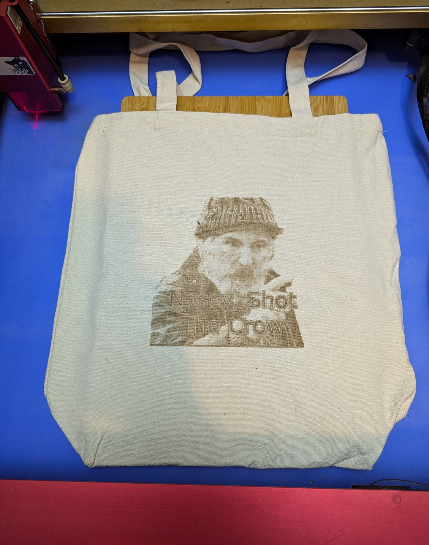 Brassic, Farmer Jim, Tote Bag, Engraved with optional personalised message.